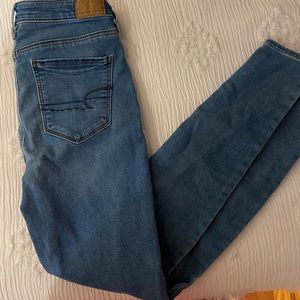 Medium Wash, High Waisted Jeans from American Eagle